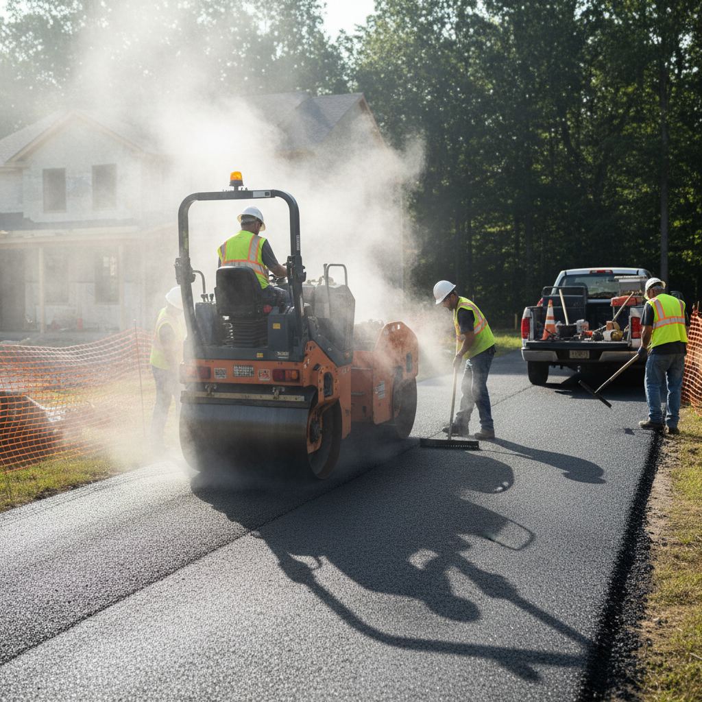 Interlocking stone installation in Southwood