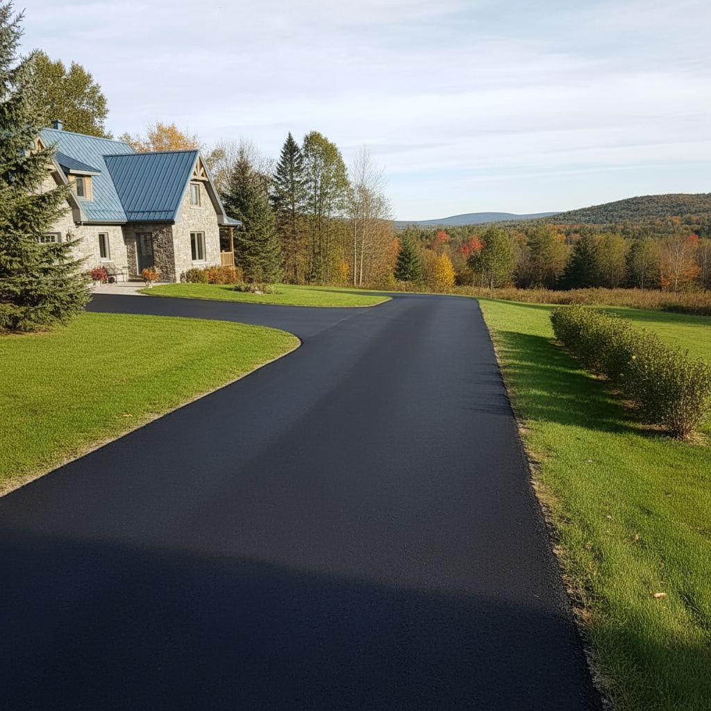 Driveway paving project in Delaware