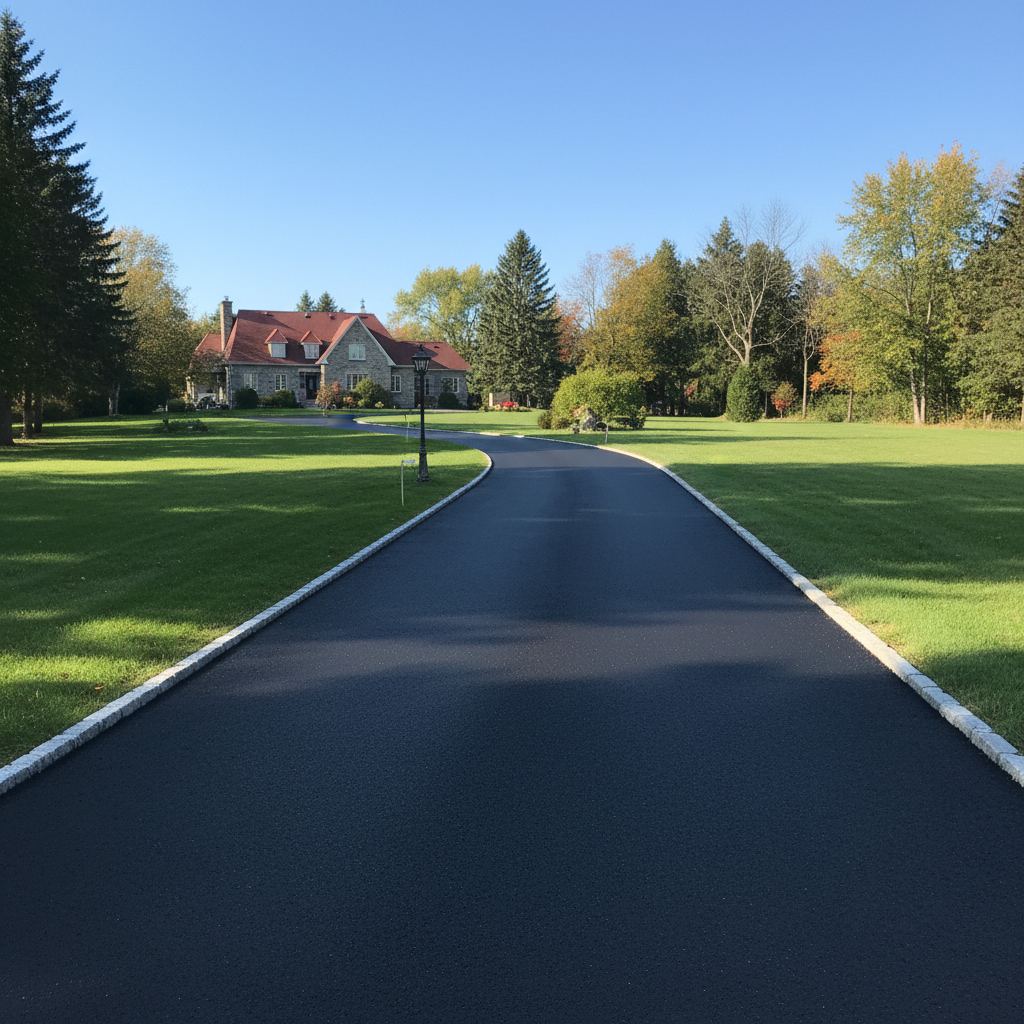 Driveway paving project in Clanton Park