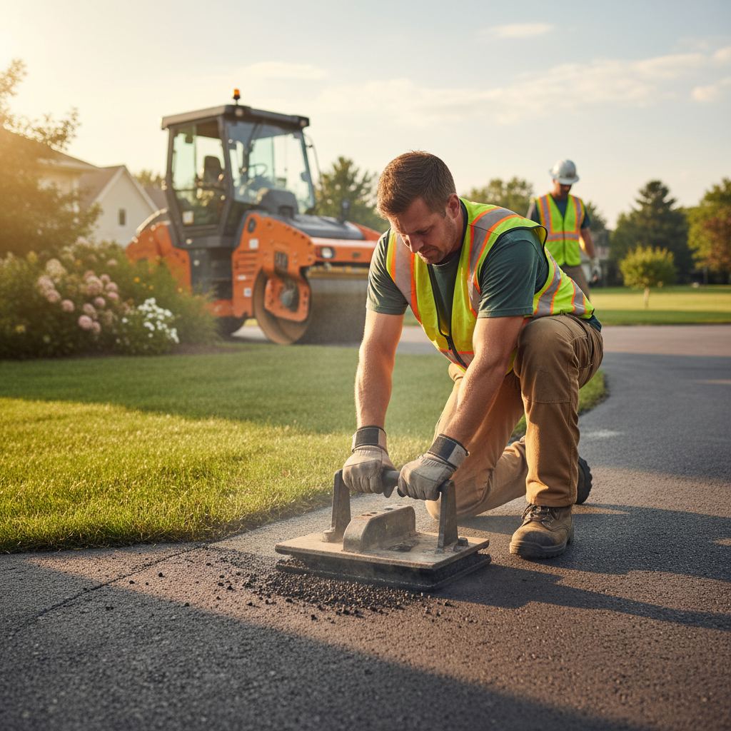 Driveway paving project in Almonte
