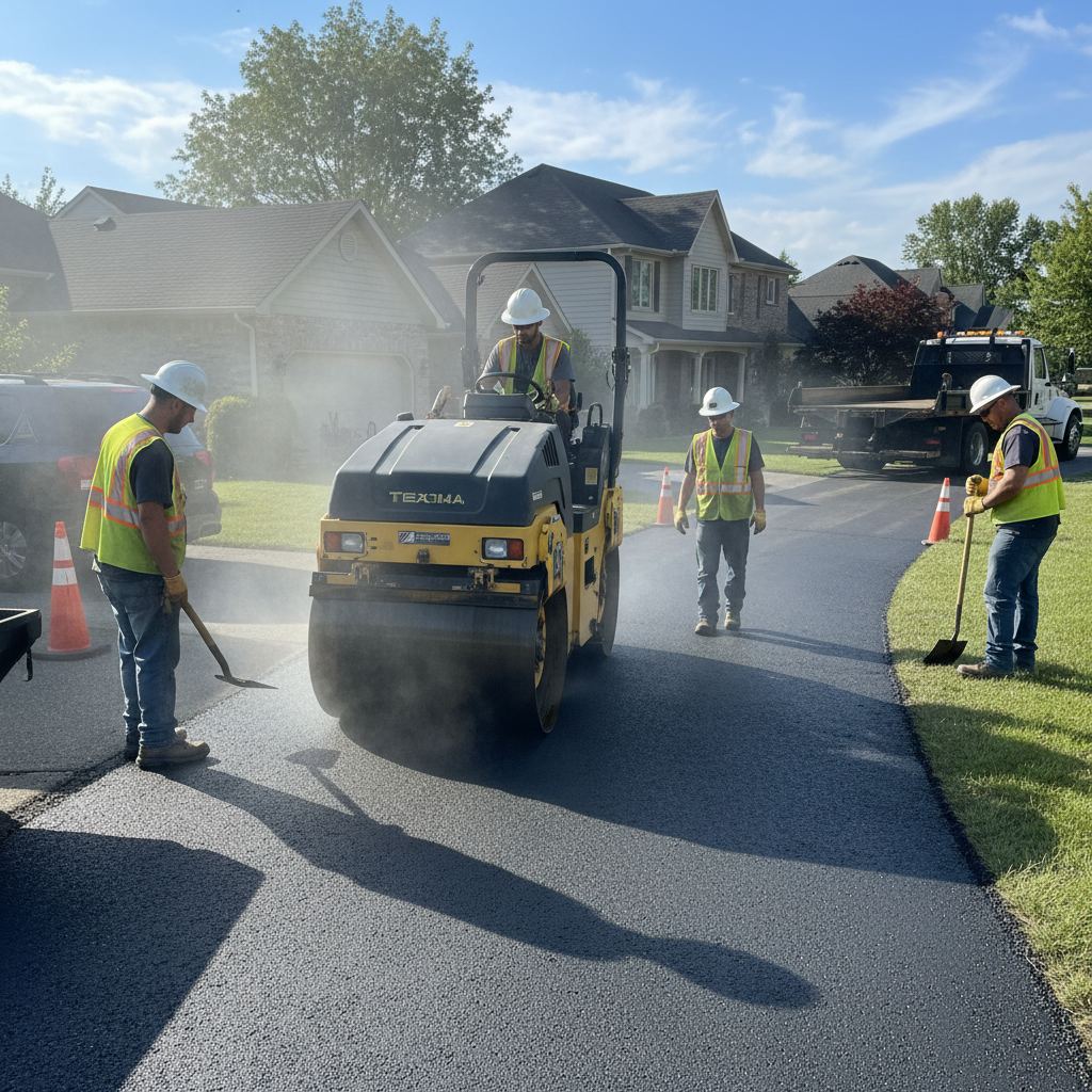 Paving contractor working in Dunbar-Southlands, British Columbia