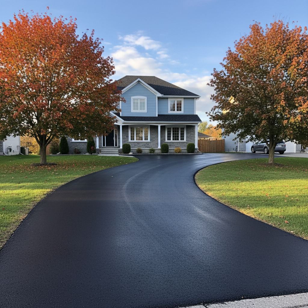 Driveway paving project in Ottawa South