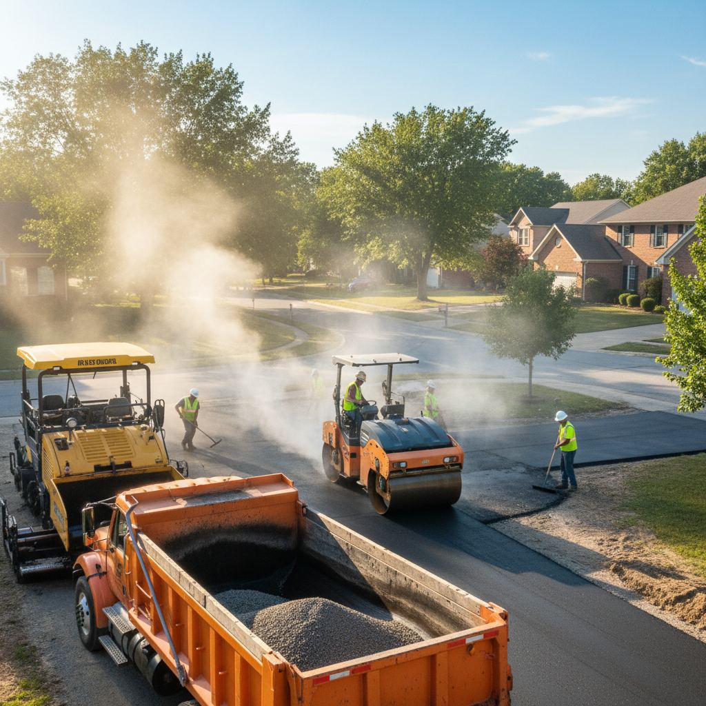 Finished driveway in Parkdale, Ontario