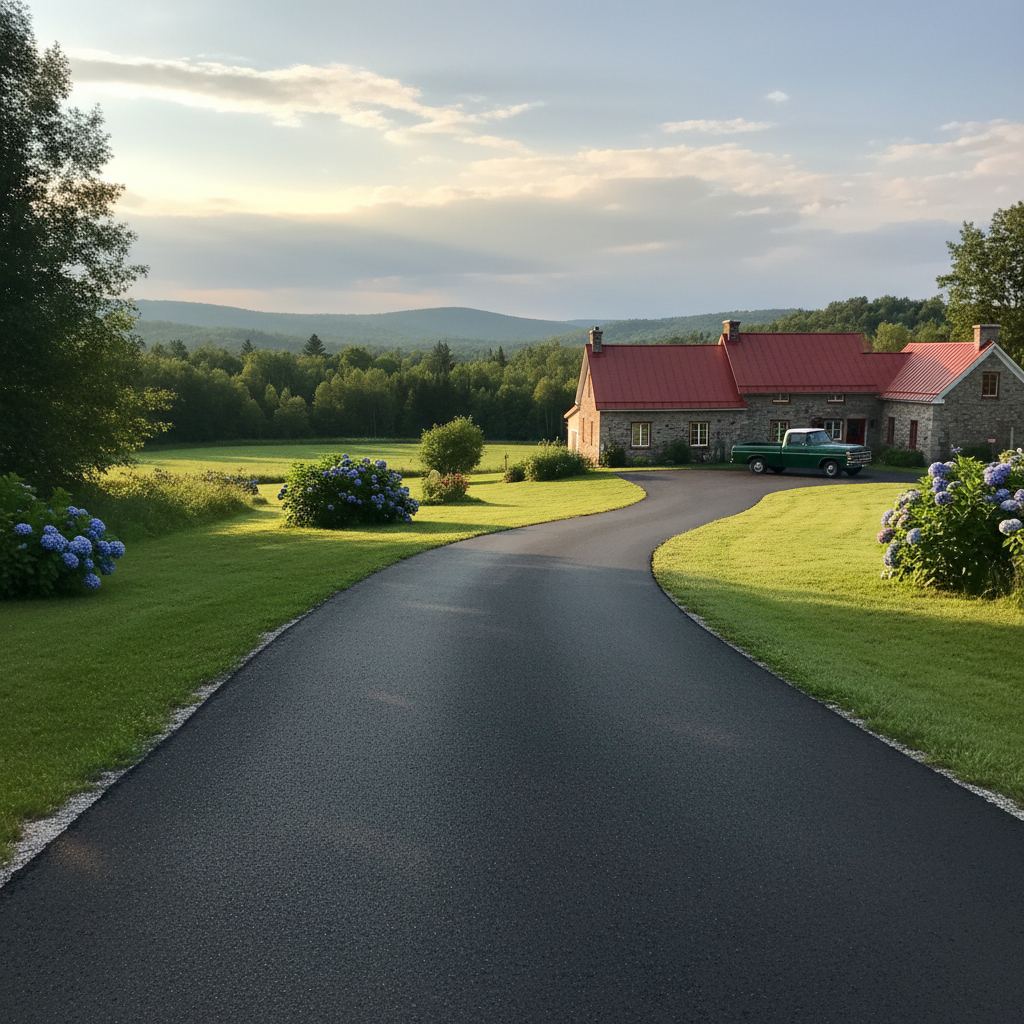 New asphalt driveway in Rayside-Balfour