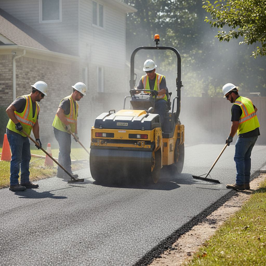 Paving contractor working in Runnymede-Bloor West Village, Ontario