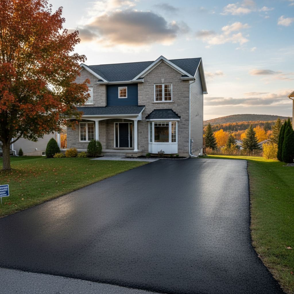 Paving contractor working in Lakefield, Ontario
