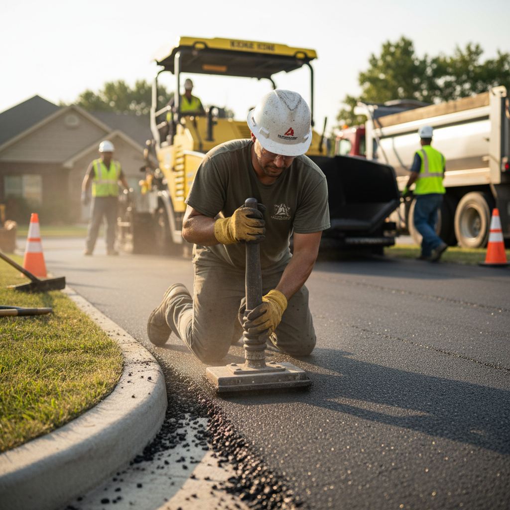 Paving contractor working in Woodstock, Ontario