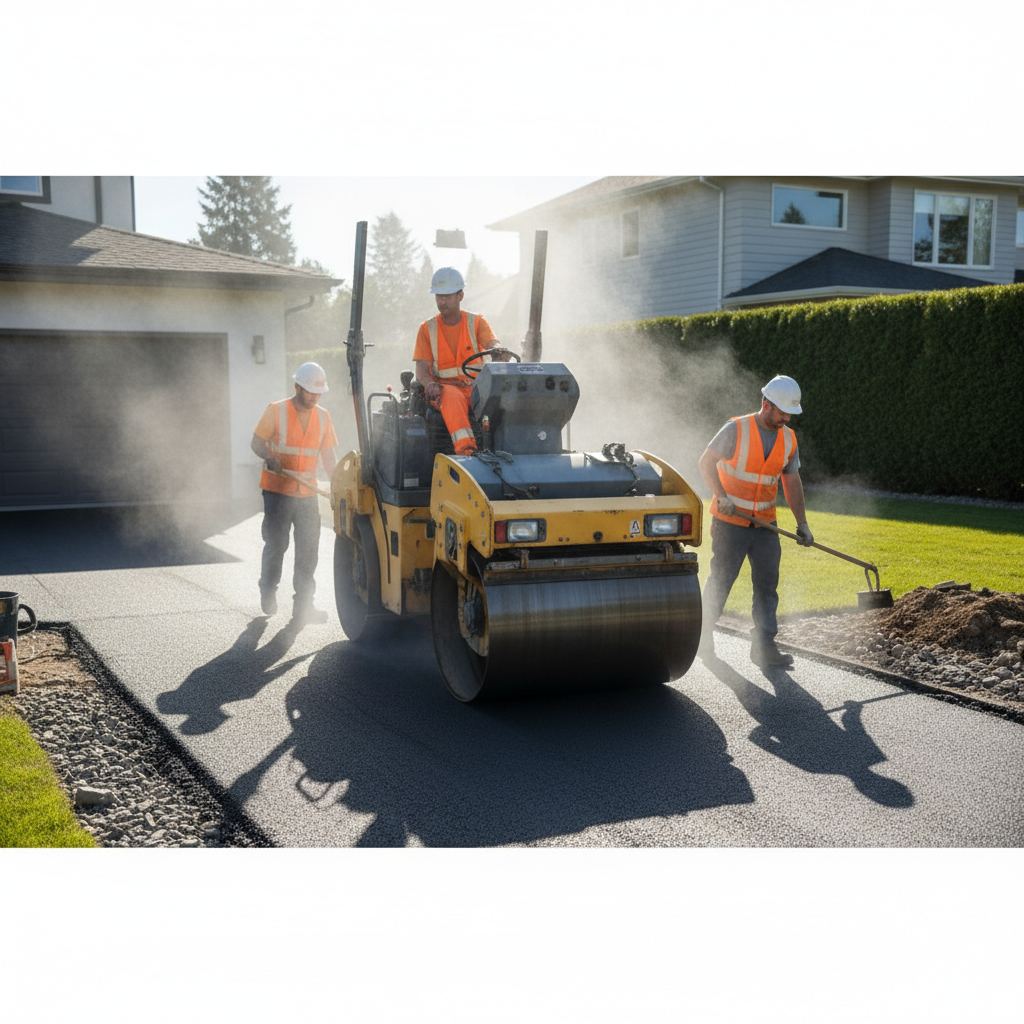 Interlocking stone installation in Brocklehurst