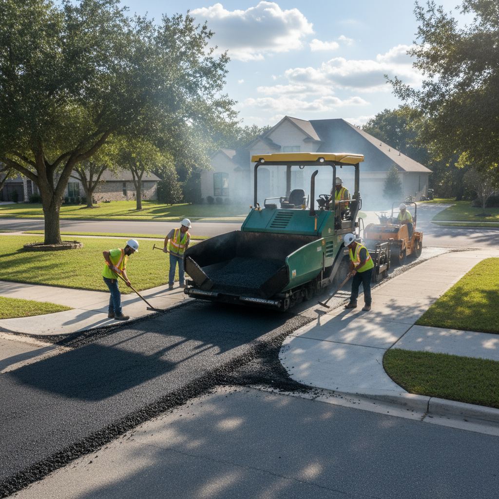 Driveway paving project in Whitby