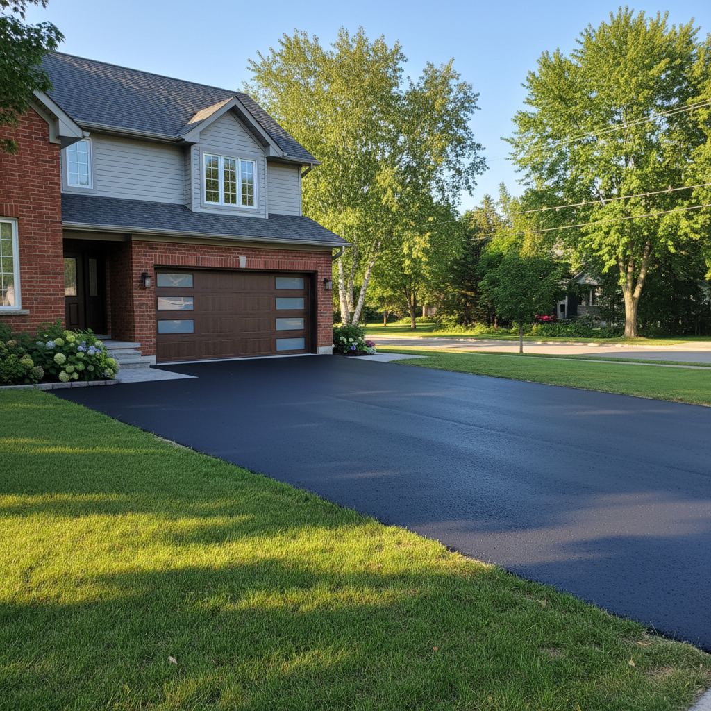 Driveway paving project in Harbour Village